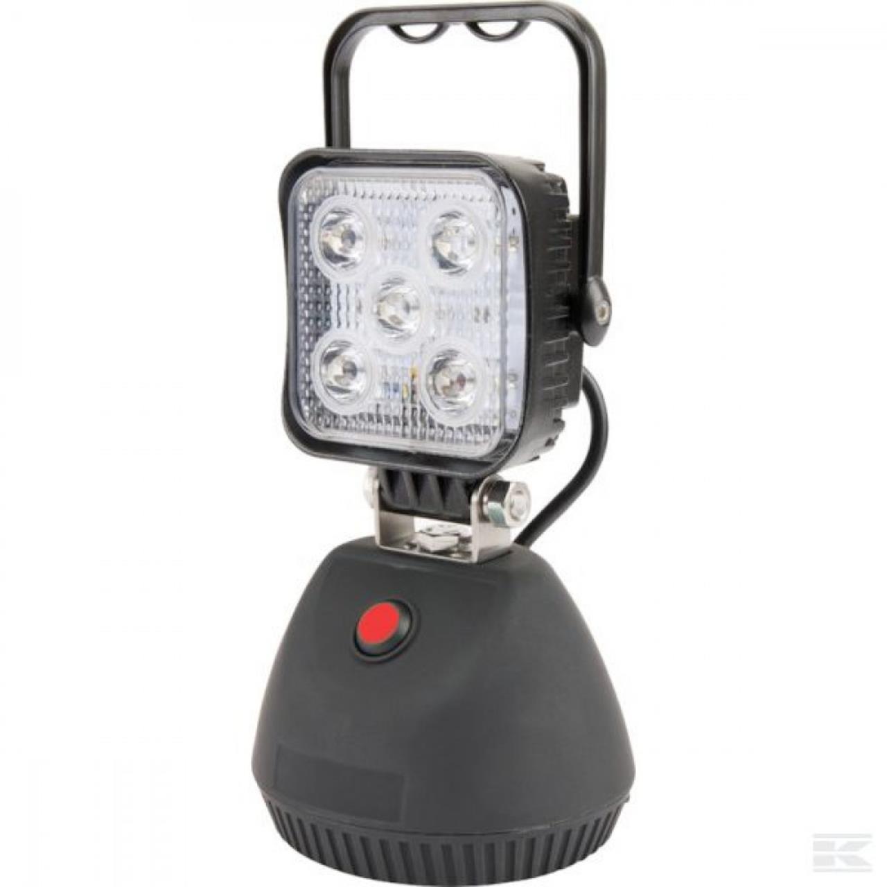 LED mobil akku-arbejdslampe m/magnetfod