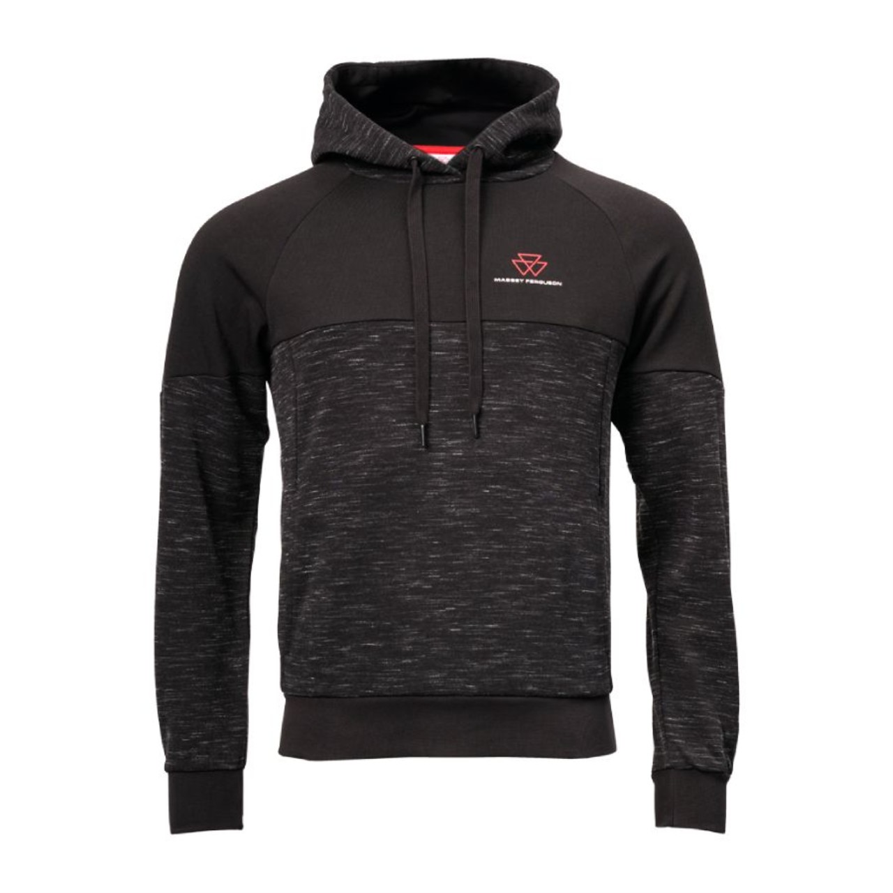 Massey Ferguson hættetrøje unisex grå/sort