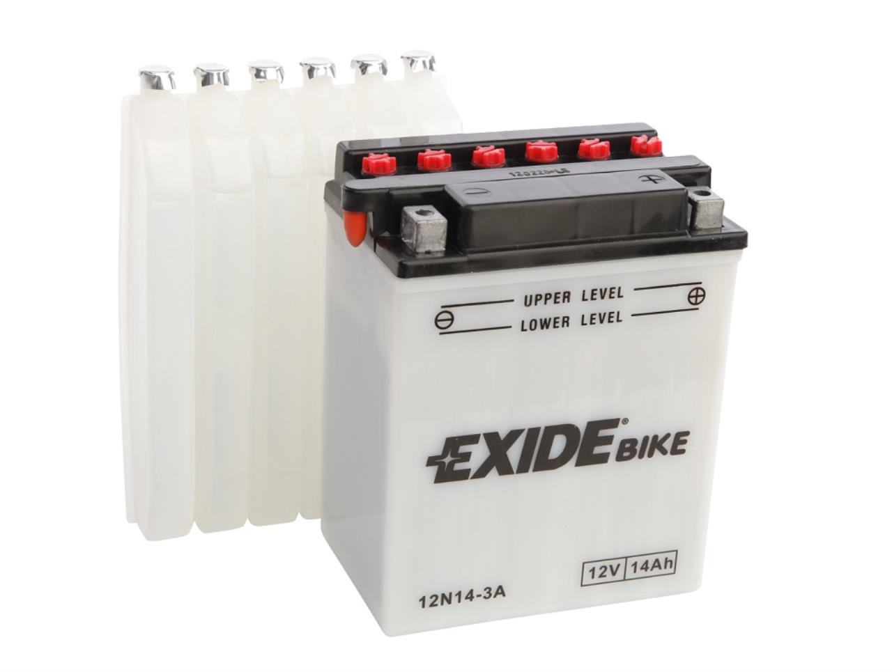 Exide Batteri 12N14-3A 12V 14 Ah 135x90x165 Pol 0