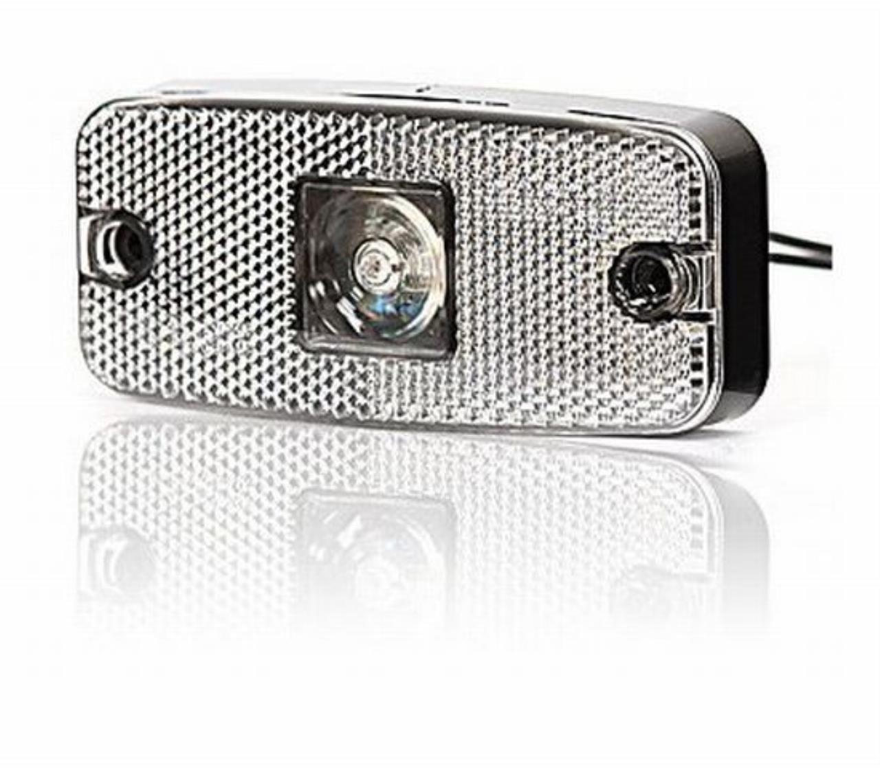 HELLA LED positionslygte 12/24 V – Hvid med refleks