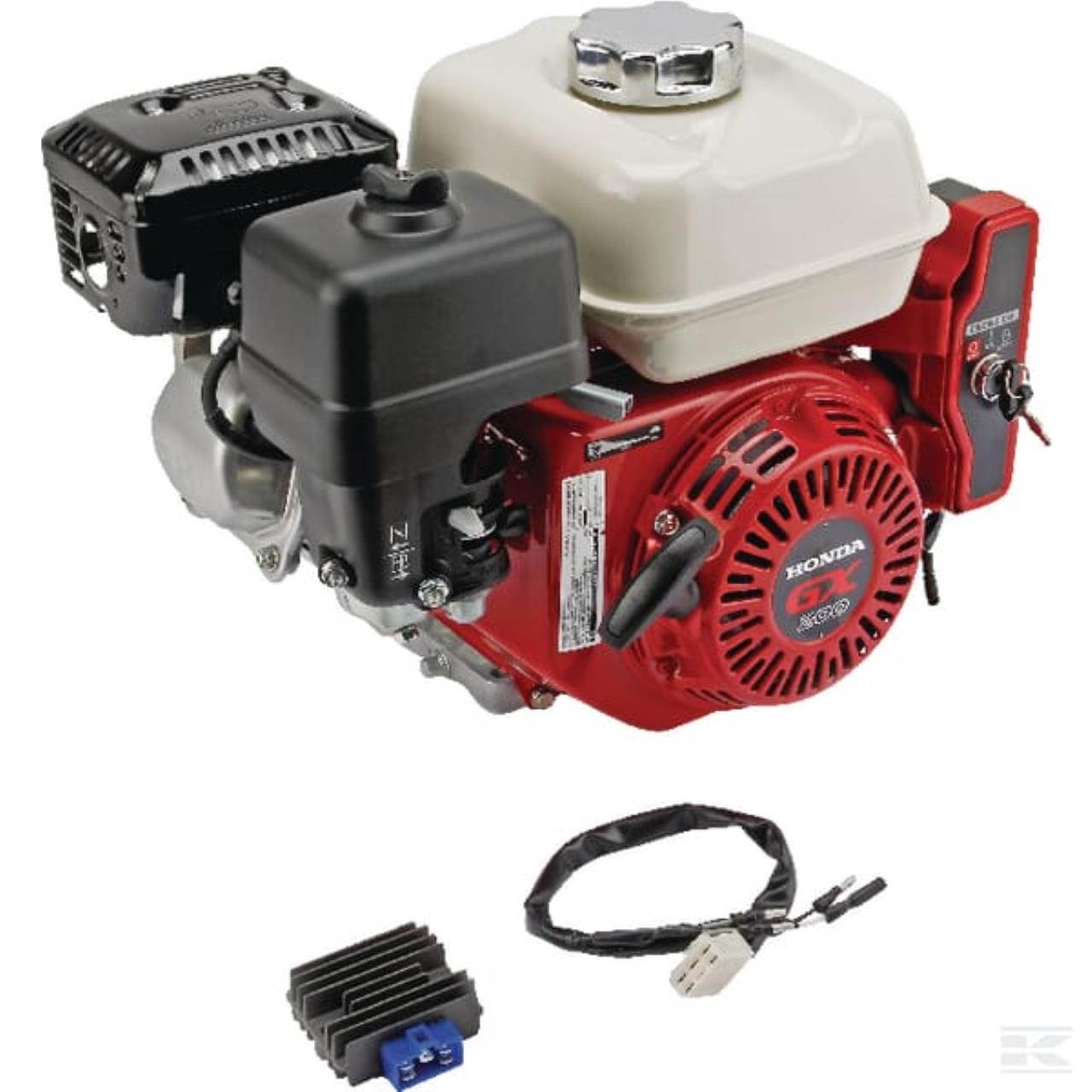 Honda benzinmotor m/el-start, 7,0 Amp ladespole