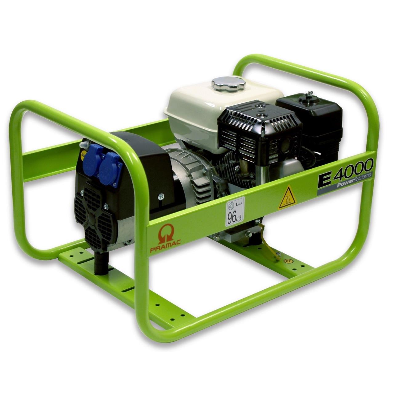 Pramac E4000 SHHPI generator 230 V – 2,6 kW kontinuerlig