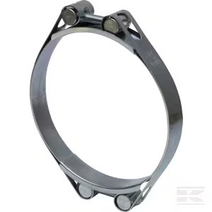 Spændebånd, 140-150 mm dobbelt bolt, dobbelt bånd DIN912 blankforzinket Kramp