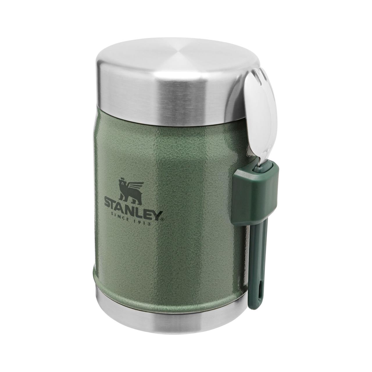 Stanley Classic grøn Termobeholder + spork 0,4L