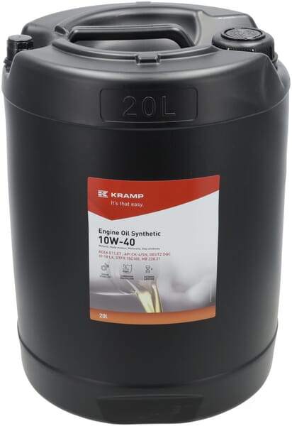 Motorolie syntetisk 10W-40 20L