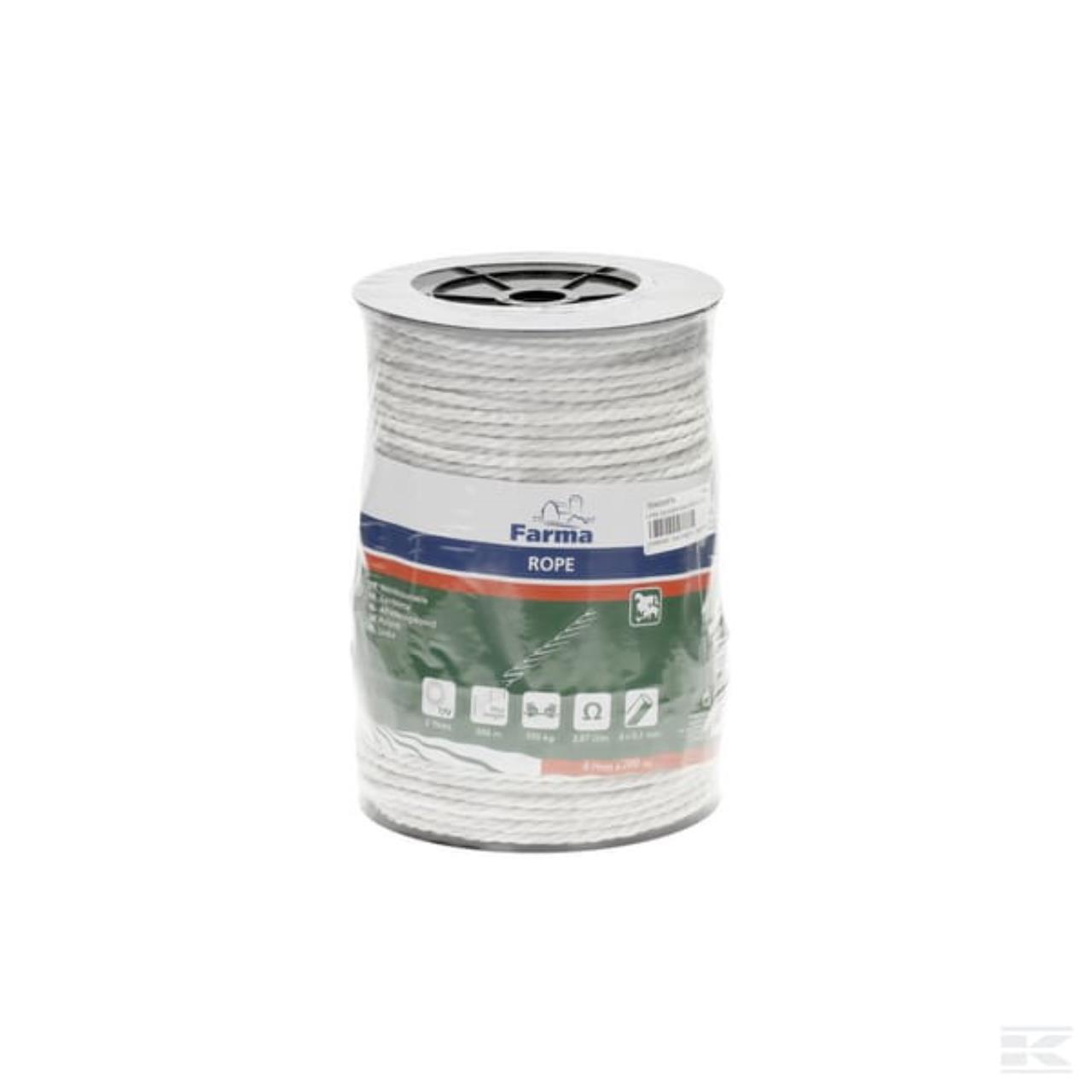 Fence rope 200 m, 6 mm