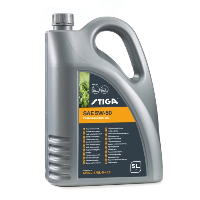 Stiga transmissionsolie SAE 5W/50  5ltr. 