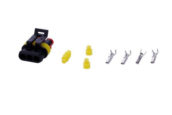 Sæt med Superseal 3-pin stik hun