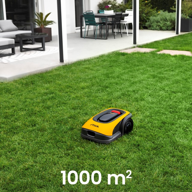 Stiga A1000-Kabelfri robotplæneklipper GPS/AGS på op til 1.400m²