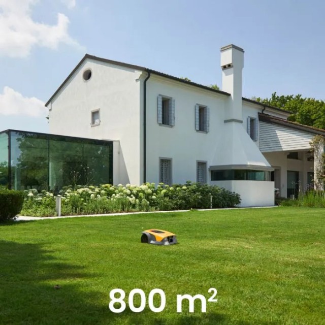 Stiga kabelfrie robotplæneklippere A 8v 800 m²