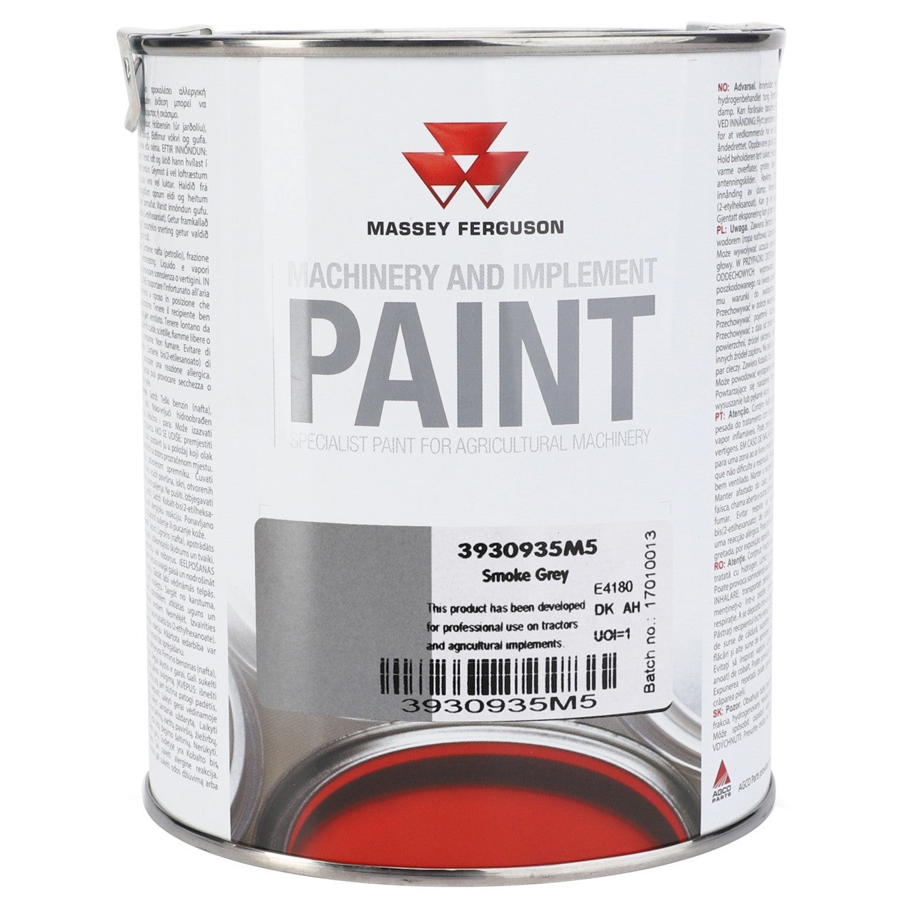 MF maskinemalje Smoke Grey 1 L