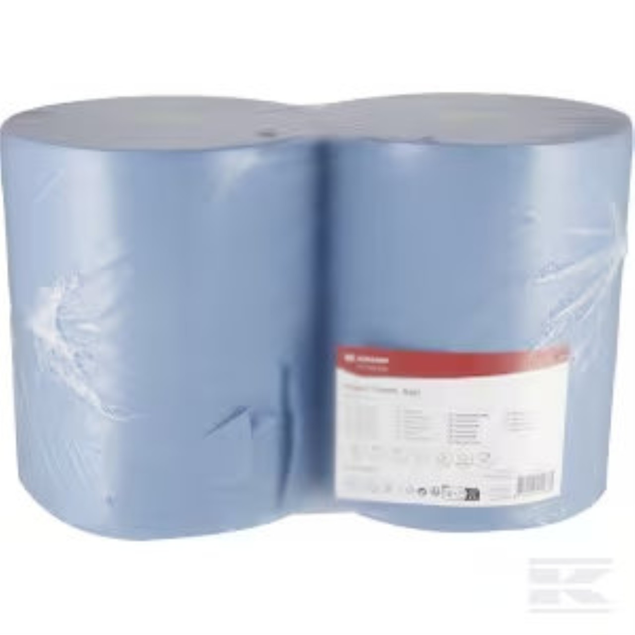 Aftørringspapir Blå rulle 36cm x 370m 2-lags ydre Ø300mm 2ruller