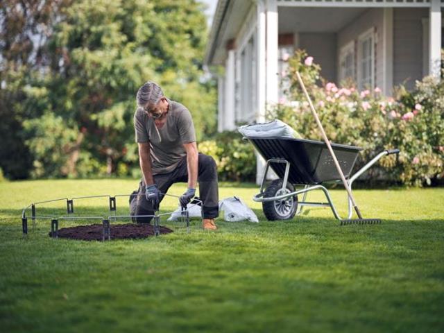 Husqvarna Automower hegn, midlertidig afgrænsning
