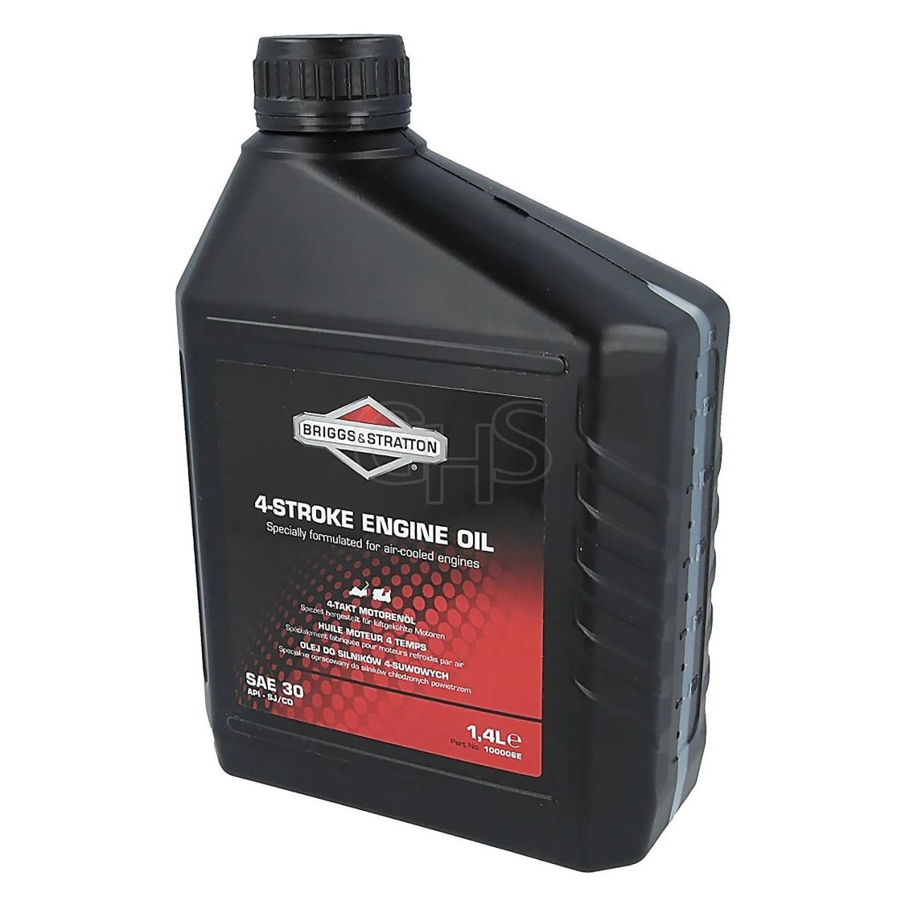 B&S SAE30 motorolie 1,4 L. 