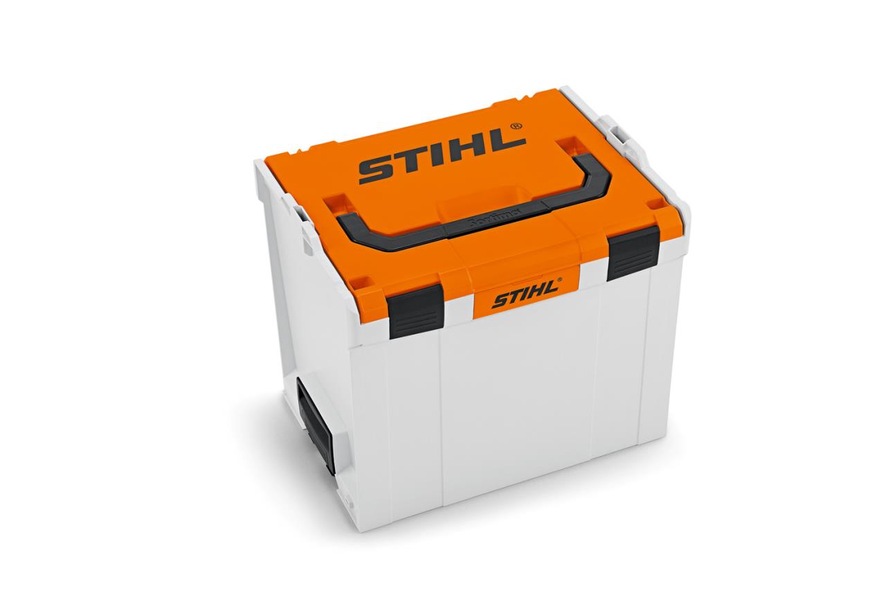Stihl Batteriboks M t/batteri&lader Grå/Orange låg