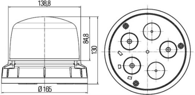 Hella Blitzblink led magnet