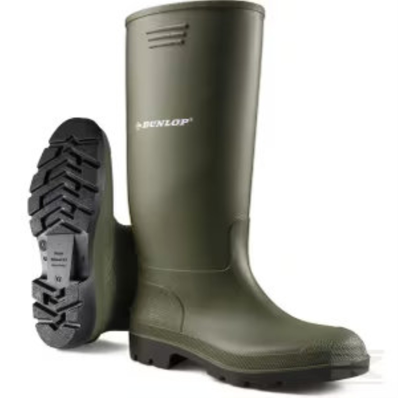Støvle Dunlop 380VP Pricemastor PVC, grøn