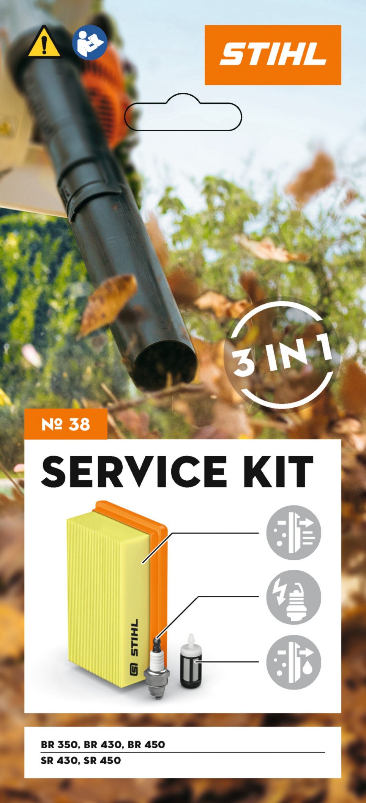 Stihl Service Kit 38 - BR 350, BR 450, SR 430, SR 450