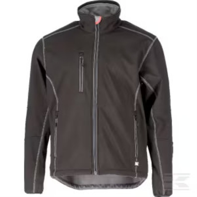 Kramp original softshell jakke sort/grå