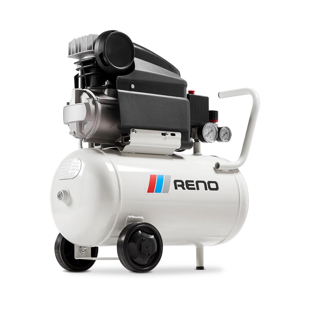 Reno Håndværkerkompressor mobil 24L./220L/min 2HK