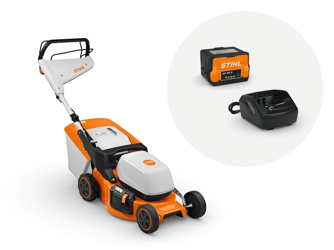 Stihl RMA248.3TKpl Batteri plæneklipper AK m/batteri&lader