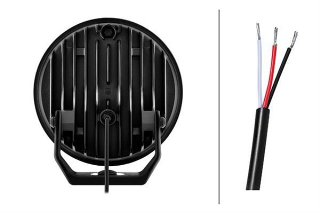 Hella Blade Black 7" - 12/24V - rund - Referencetal: 50