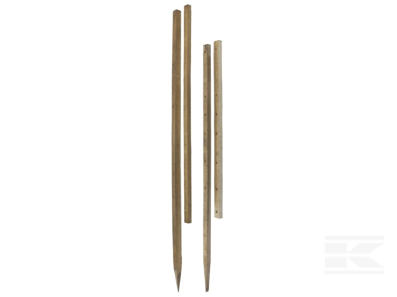 Pæl, Isotræ, 1350x38x26mm