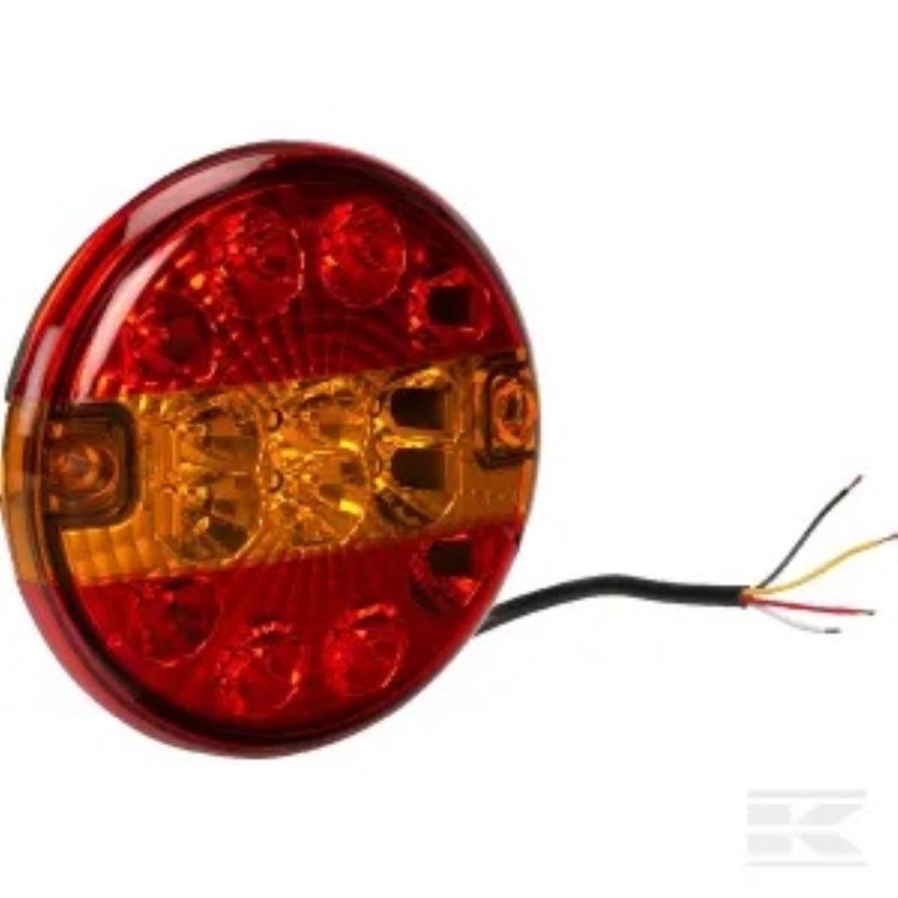 Baglygte LED - 12-24V position, blink, stop, 140mm