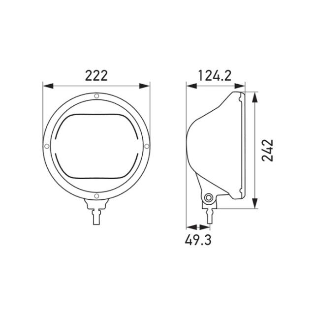 Hella Rallye 3003 LED Fjernlygte - ref. 25
