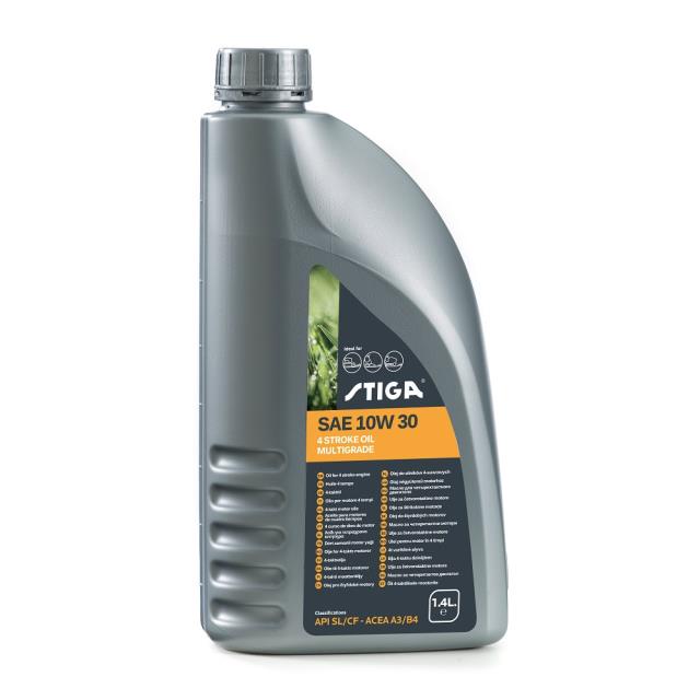 Stiga motorolie 10W-30, 4-takt, 1,4 ltr. 