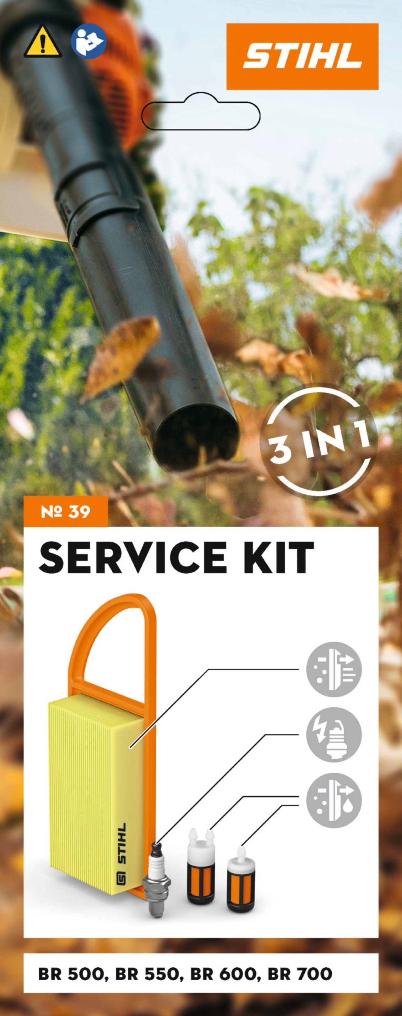 Stihl servicekit 39 til BR 500, BR 550, BR 600 og BR 700 – SI42820074100