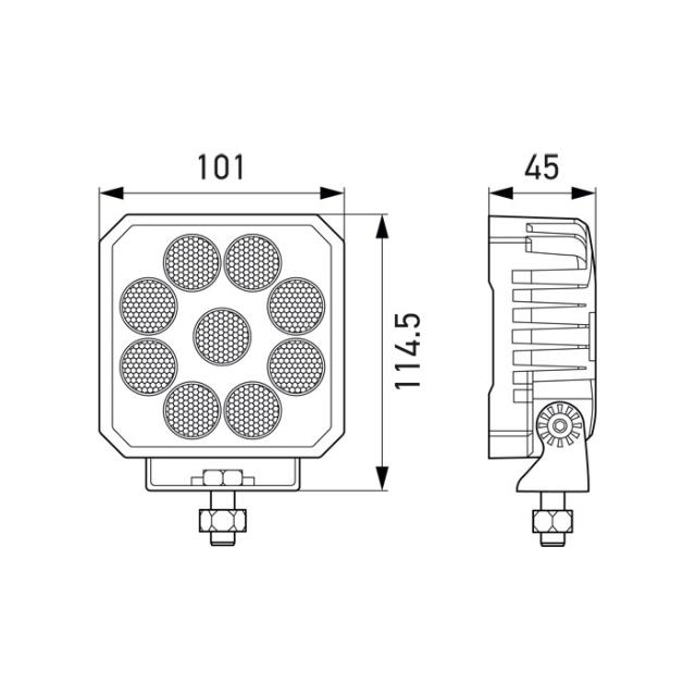 Hella Led arbejdslygte TS3000