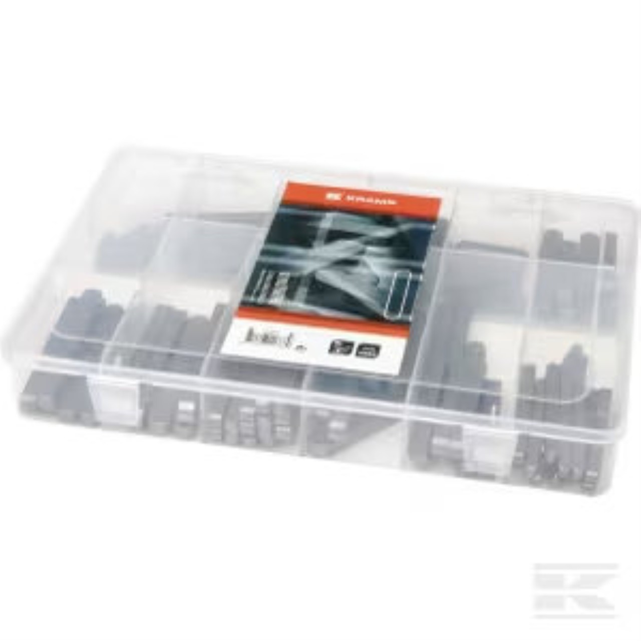 Kramp Pasfeder-sortiment 6-12 mm. 126 stk.