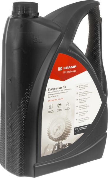 Vacuumpumpeolie, 5 l, ISO 68 fra Kramp