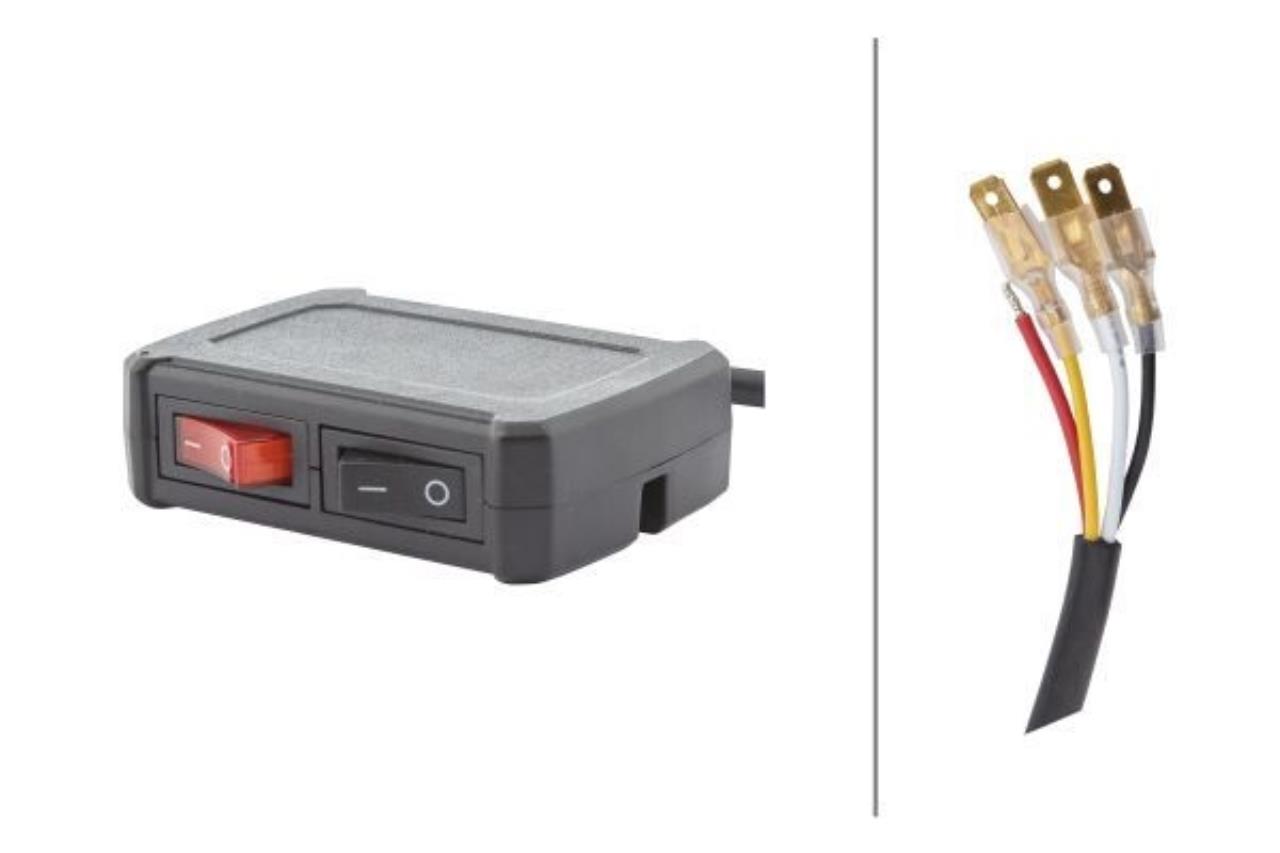 Hella Afbryderkontakt m/2m ledning f. Mini Lightbar