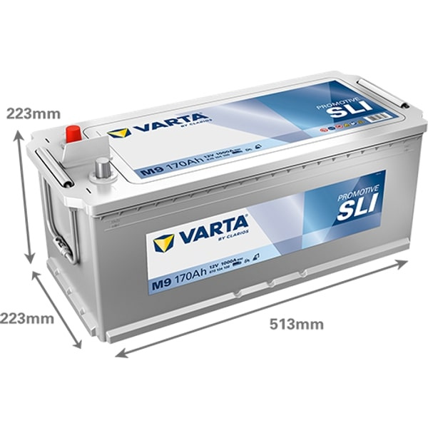 VARTA ProMotive Blue M9 – 12V 170Ah startbatteri