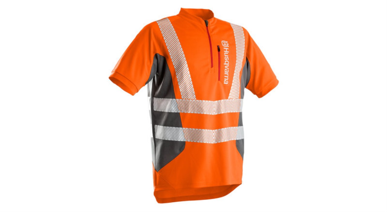 Husqvarna Arbejds T-shirt korte ærmer, Technical High Viz ISO EN20471