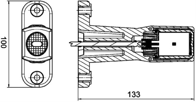 Hella Slingrelygte LED  12/24V HØ