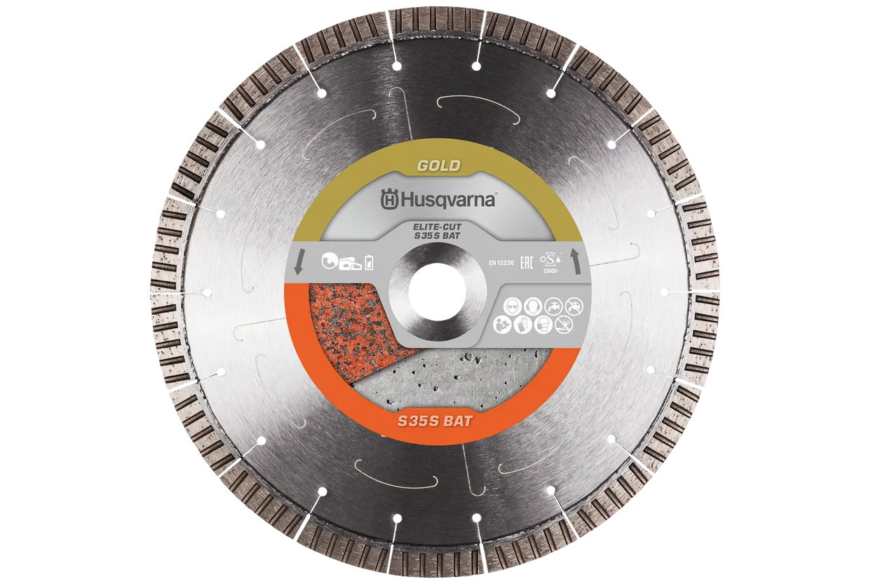 Husqvarna Ø230mm/9'' Diamantklinge Elite-Cut S35S batteri 22,23