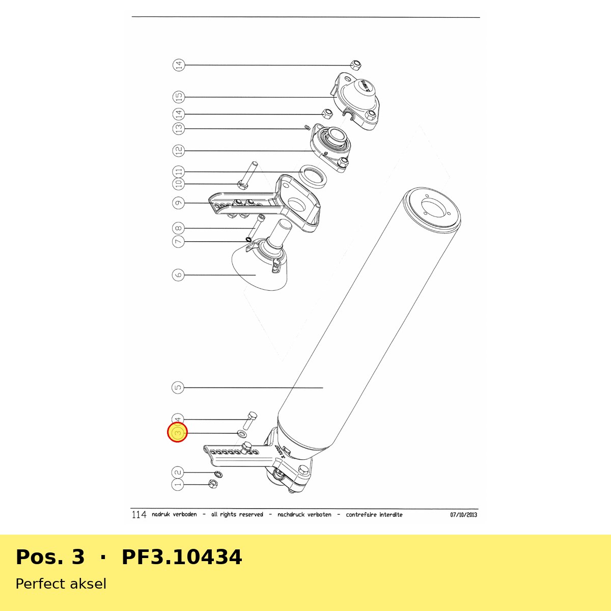Perfect aksel – reservedelstegning