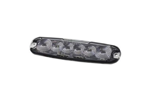 Hella Blitz Gul 6xLed12/24V R65 5mtr.Kabel 19Inst.
