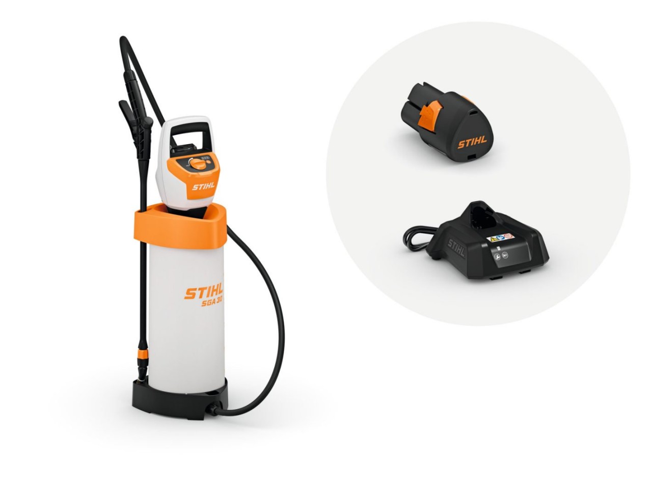 Stihl SGA30.0kpl. Batteri Sprøjte AS m/batteri & lader