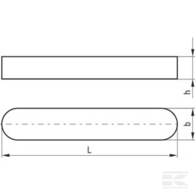 Kramp Pasfeder-sortiment 6-12 mm. 126 stk.